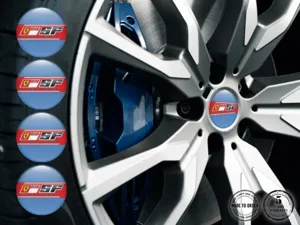 Ford Pegatina de Rueda Logo Diseño de Resina Bombada